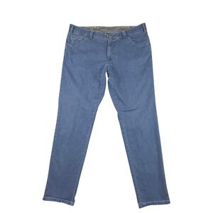 Meyer Dublin Jeans Mens 38x31 Slim Straight Stretch Denim Coolmax European